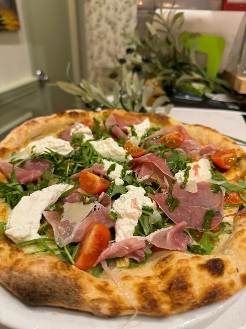 48-hour sourdough pizza at KOKA Restaurant in Fulham