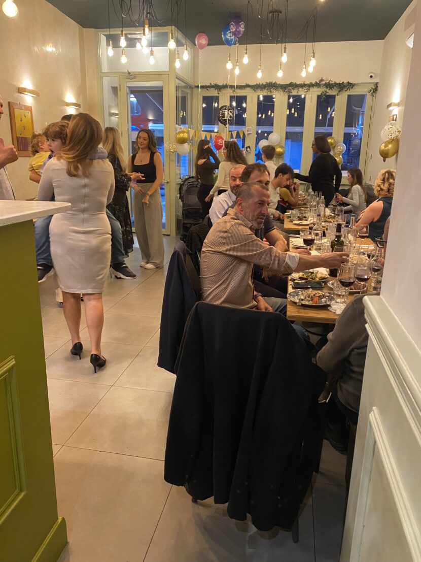 Party booking at KOKA Restaurant Fulham